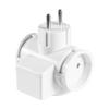 Compactly Eu Plugs Adapter Converts Single Outlet to Triples Socket Travel Plugs for International Travel 16A Expander