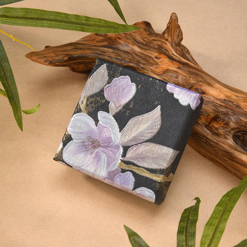 

1Pc Rectangle Practical Cardboard Gift Printed Antique Style Packaging Box Hair Accessory Box Jewelry Box 8.5*8.5*3.5cm