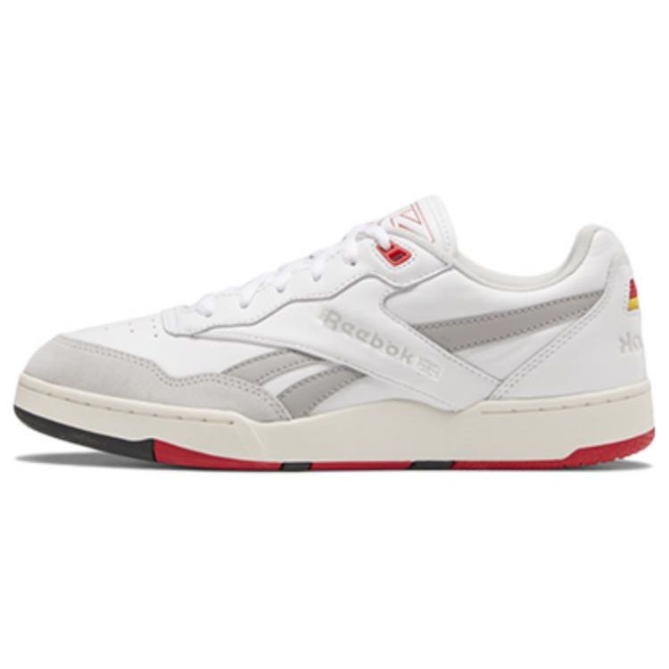 

Reebok Men s BB 4000 II White Grey Red Shoes HQ3582