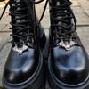 1Pair Bat Shoe Charms Gothic Punk Style Shoelace Clips Detachable Shoe Accessories Fun Decorations Perfect Gift