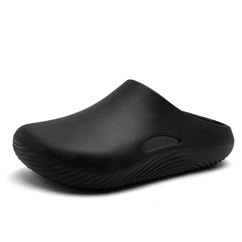 Ανδρικές Παντόφλες Αδιάβροχες Αντιολισθητικές Παπούτσια Σεφ Αναπνεύσιμες Slip on Καθημερινές Παντόφλες Σπιτιού Ελαφριές Σανδάλια Παραλίας Ανδρικές Κηπουρικές Σαμπό