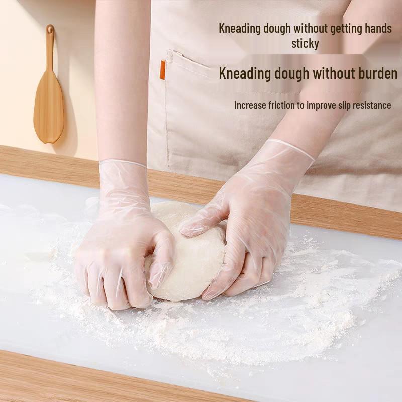 Disposable PVC Gloves for Kitchen, Beauty Salon, and Shiatsu Massage