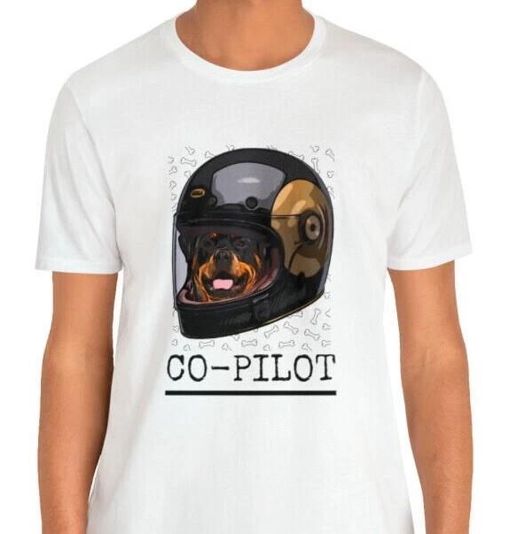 Rottweiler  Dog is My Co-pilot  Shirt Rottweiler Dog T Shirt Rottweiler 2XL