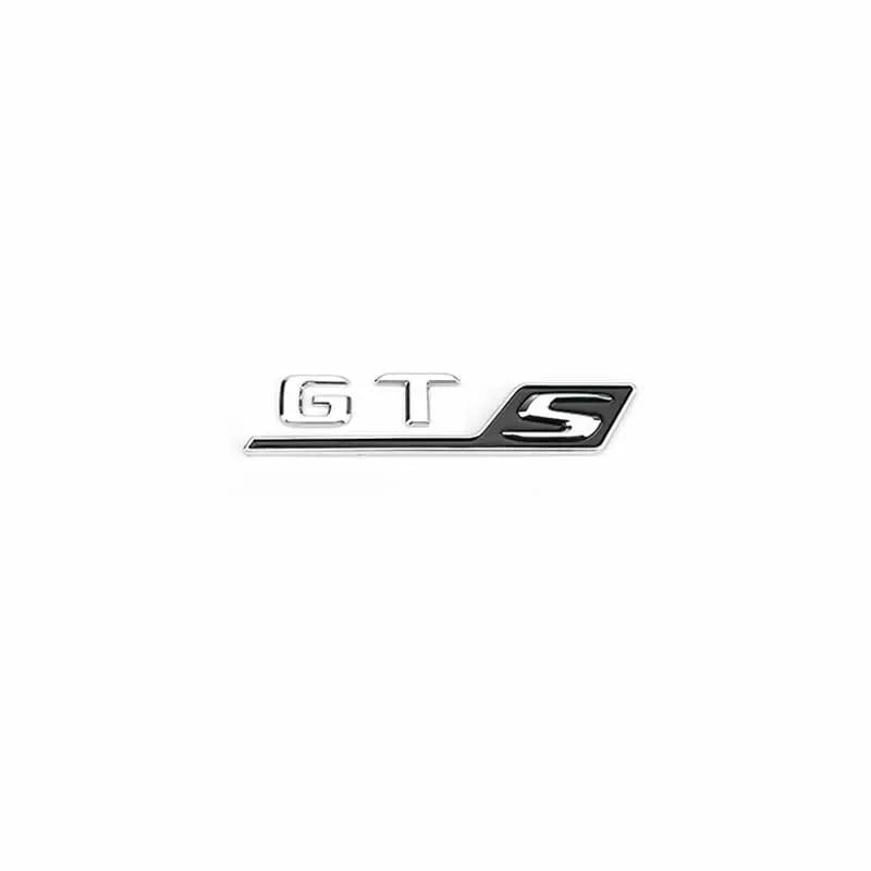 3D ABS GTR GTS GTC Logo Letter Rear Trunk Decal Emblem Badge Sticker For GT R S C GT43 GT63 C190  Car Accessories
