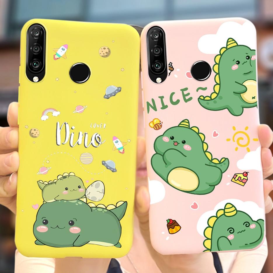For Huawei P30 Lite Case Cute Dinosaur Cartoon Cover Soft TPU Phone Case For Huawei P30 Pro P 30 Lite P30Lite Shell Fundas Coque