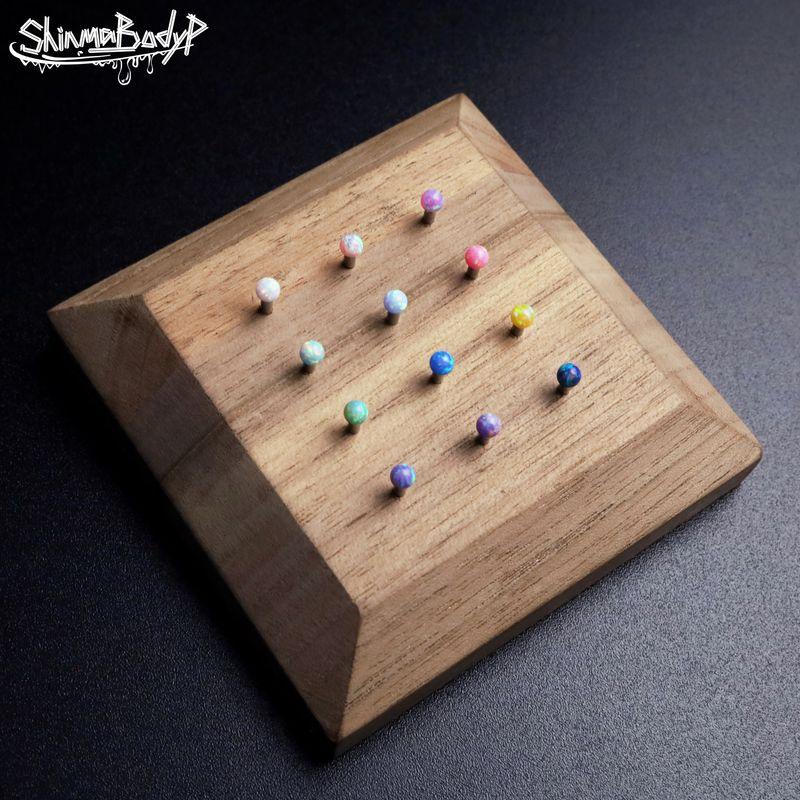 

Shinma16g3mm Opal Opal Titanium Alloy Internal Thread Labret Ear Studs Eyebrow Ring Lip Ring Fashion 0.9 Thick Teeth This Link Only Has Beads