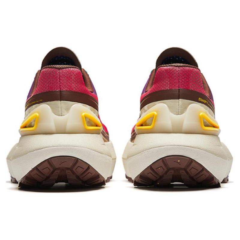 Anta Champion Series Abrasion Resistant Slip Resistant Cushioning Low Top Running Shoes Men's Red Brown Sneakers 112426601A-3