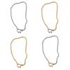 Stainless Steel Carabiner Clasp Necklace Sturdy Versatile Fashion Accessory for Daily Wear and Travel Stylish Outfits