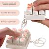 9 Keys Keyboard Key Toy Cat Paws Finger Button Stress Relief Toys Mechanical Keyboard Keycaps Keychain Office Decompression Calm
