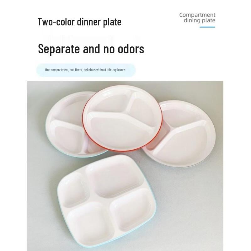 Commercial Melamine Multi-Compartment Dining Tray