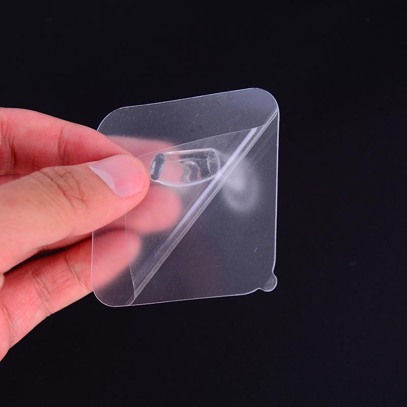 4Pcs/Pack Random Color Home Office Wall Adhesive Plastic Power Plug Storage Hook