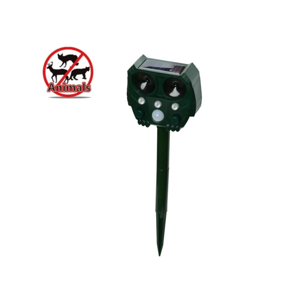 Répulsif anti-insectes et anti-souris solaire ultrasonique d'extérieur (répulsif pour animaux)