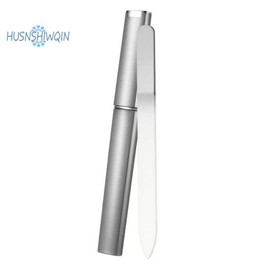 

Пилочка для ногтей из искусственного хрусталя — непористая, прочная, многоразовая маникюрная пилка с ярким дизайном для здоровых ногтей серебряный