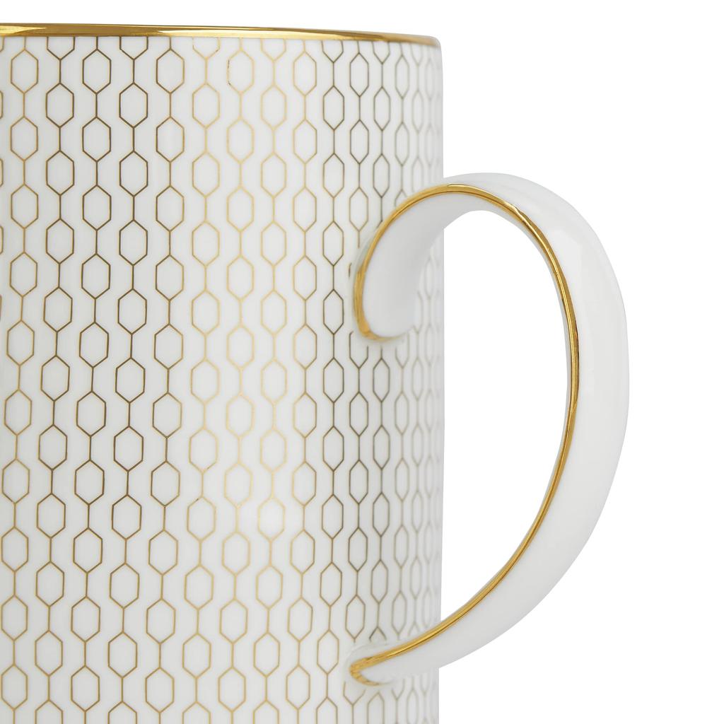 Wedgwood Geo Gold Wedding 1055613 Mug, 350ml, Gift, (Officially Imported)