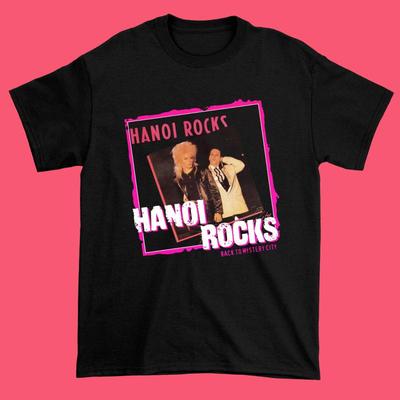 Hanoi Rocks Back To Mystery City Black Men All Size T Shirt