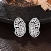 Fashion Copper Alloy Zircon Jewellery Drop Earrings For Women Wedding Party Gifts