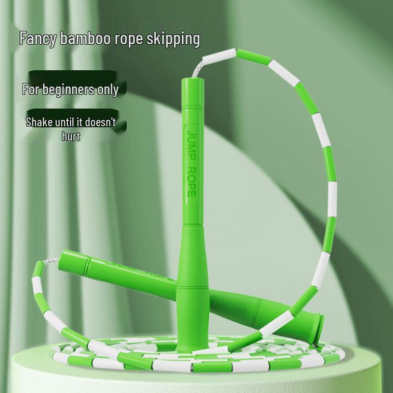 Adjustable Bamboo Jump Rope for Students – Perfect for Sports Training & Exams