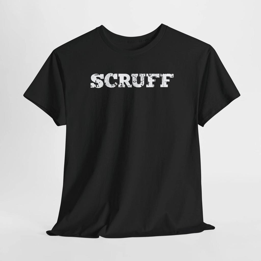 LGBTQ+ Gay Mens Scruff Hookup App Unisex Heavy Cotton Tee Graphic T-Shirt Casual