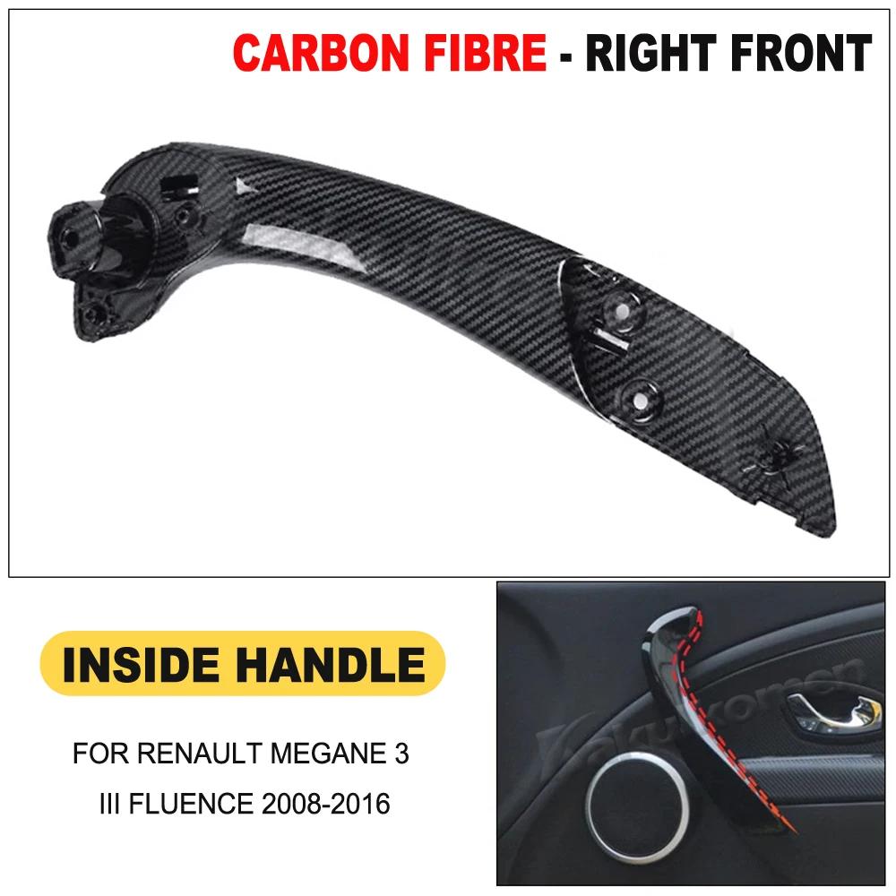 For Renault Megane 3 III Fluence 2008-2016 Car Interior Front Left Right Inner Door Handle With Cover 809600015R 197012651