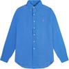 Polo Ralph Lauren Pony Logo Embroidered Single-Breasted Linen Long Sleeve Shirt Men shirts 710700922-002