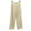 CLANE 2 tack Wide pants Cream yellow Women Used