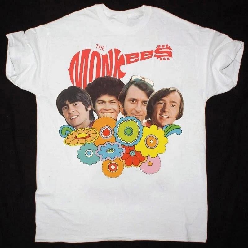 Rare The Monkees Band Gift For Fan White Funny Shirt Unisex T-Shirt S