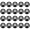 14mm Auto Schlüssel Emblem Aufkleber Auto Steuer Schlüssel Logo Zubehör für Citroen C1 C2 C3 C4 C5 C6 C8 C4L DS3 DS5 Auto Aufkleber akr256
