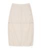 COVERNAT WOMAN Comfort Balloon Long Skirt Ivory