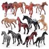 Realistic World Horse Model Set Static Miniatures Of Keat Marshal Morgan And Freis