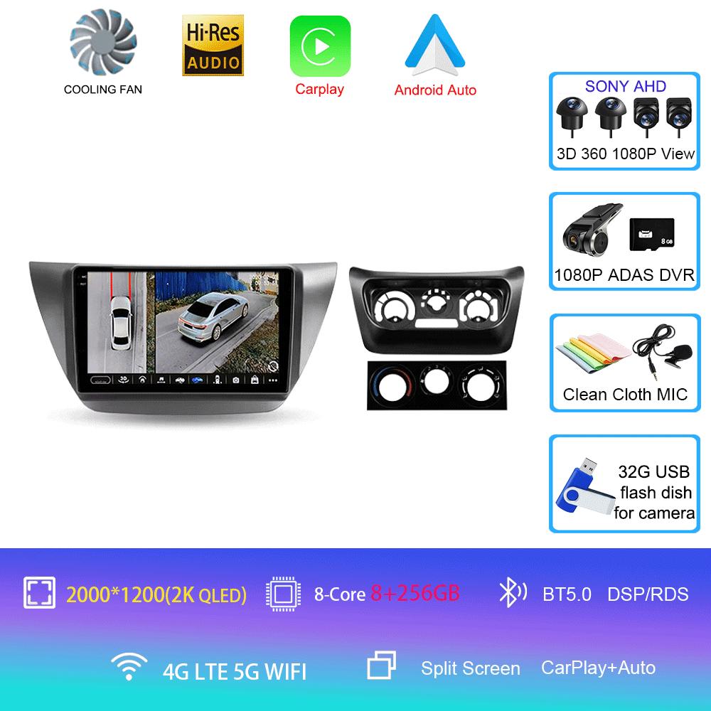 Android 14 Car radio For Mitsubishi Lancer 9 CS 2000 - 2010 Multimedia Video Player Stereo Navigation GPS No 2din 2 din dvd