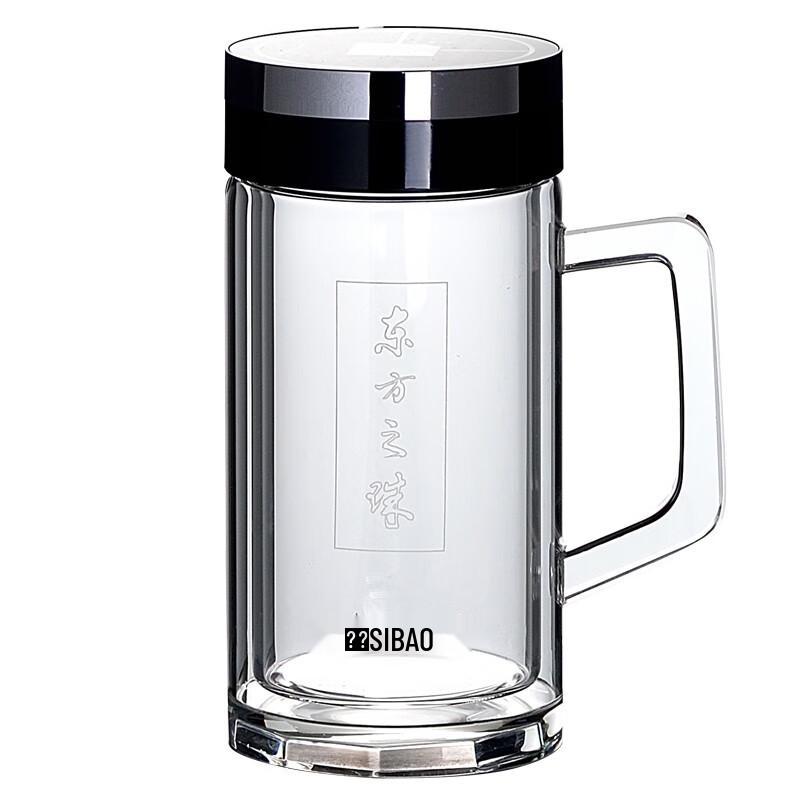 

SIBAO Oriental Pearl 360ml High Borosilicate Glass Office Mug