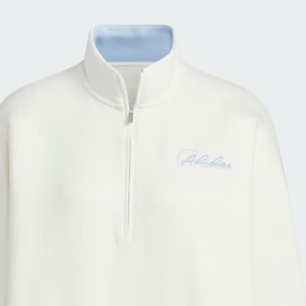 Adidas Sweatshirts Women's White Stand Collar Moderate Regular JZ1659
