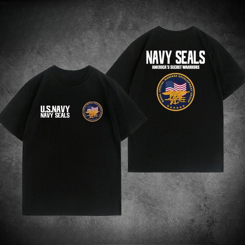 American Navy Seals Themed Tshirt for Military Enthusiasts Style Highquality Unisexs Clothing Women Summer T Shirt