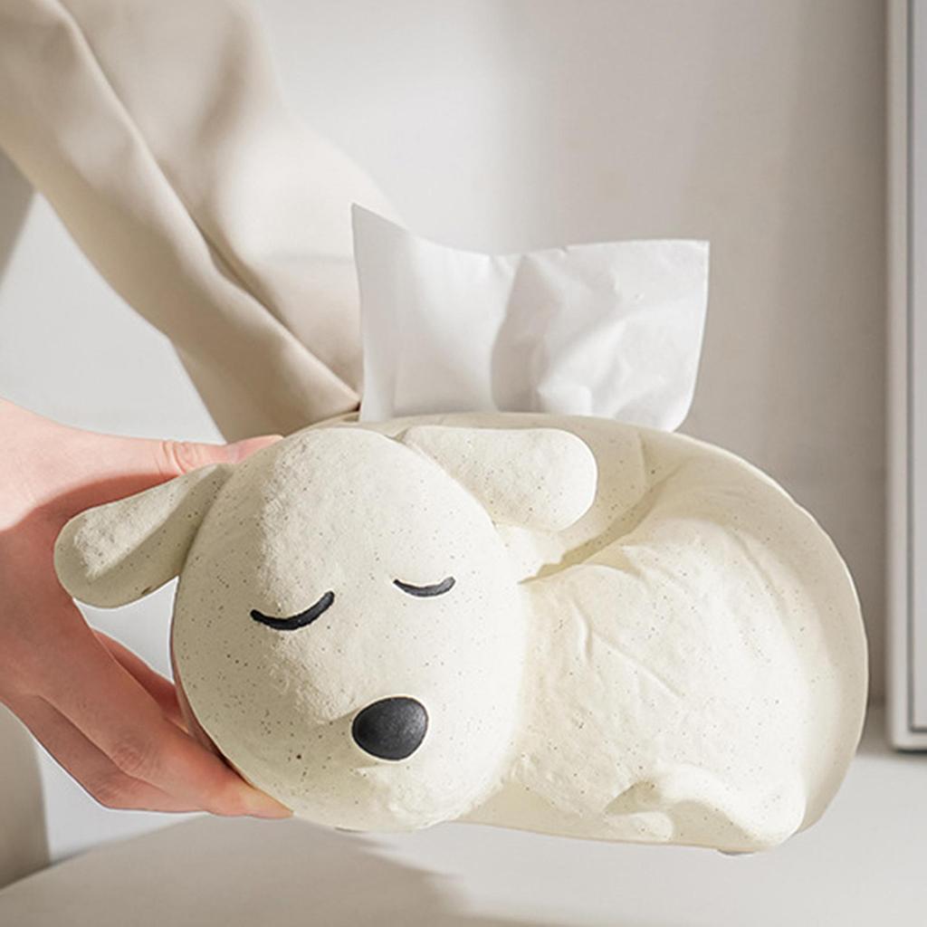 Ceramic Tissue Box Cover Decoration Multifunctional Holder Case