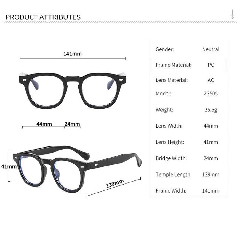 0 -0.5 -0.75 To -6.0 Women Men Anti Blue Rays Oval Nearsighted Glasses Fashion Student Shortsighted Prescription Spectacles