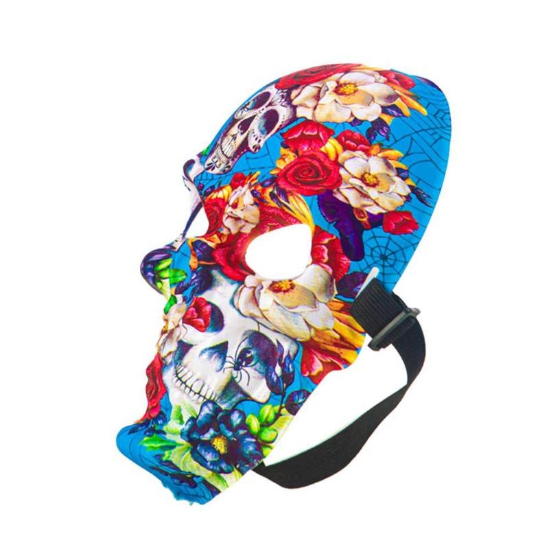 Mexican Day of the Dead Limited Edition HD Skull Print Horror Mask Cosplay Ball Carnival Night Atmosphere Mask