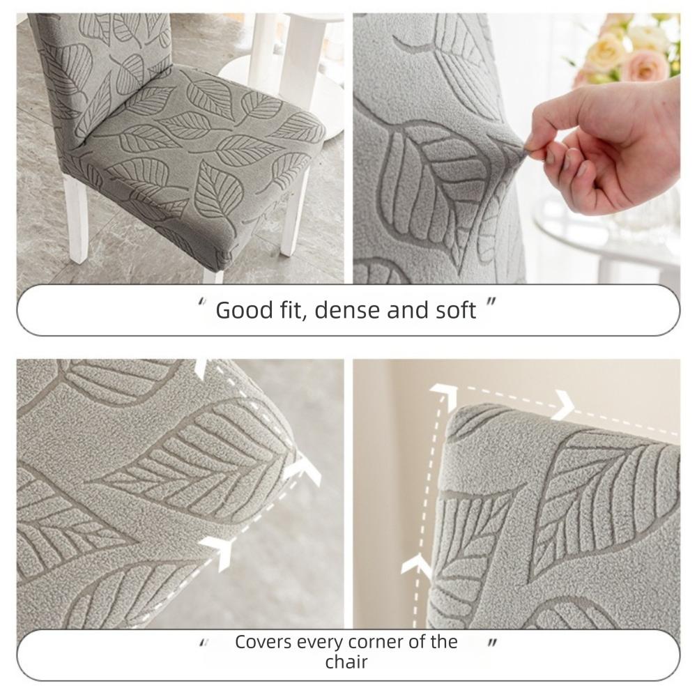 Thickened Chair Cover Anti-Slip Chair Protector Useful Dining Chair Cover  Straight Back Chair