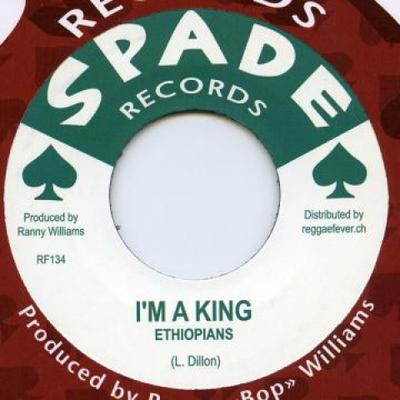 7inch Record ETHIOPIANS / RANNY WILLIAMS, HIPPY  - I'm A King / Big Boy RF134 Spade/Reggae Fe 1969 Europe Reggae, Ska & Dub