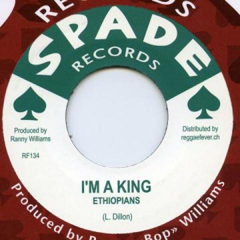 7inch Record ETHIOPIANS / RANNY WILLIAMS, HIPPY  - I'm A King / Big Boy RF134 Spade/Reggae Fe 1969 Europe Reggae, Ska & Dub