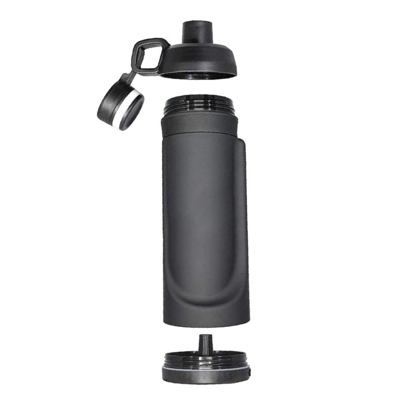 Bouteille de rangement à compartiment pour cacher des boissons Gobelet de boisson en plastique durable