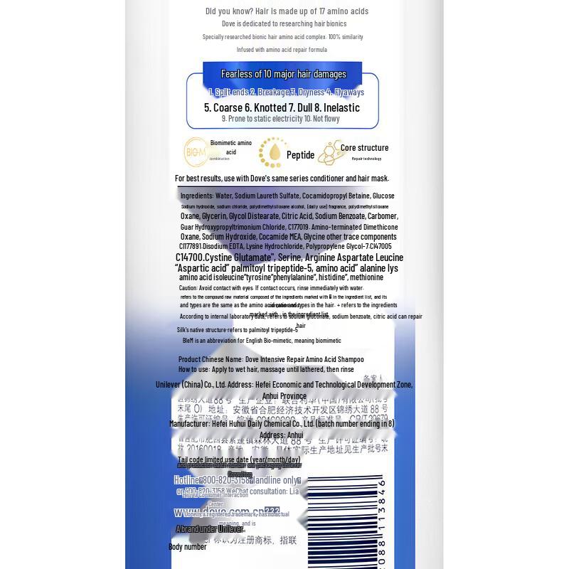 Dove Intensive Nourishment Shampoo & Body Wash Set