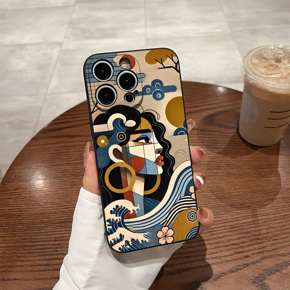 Art Pablo Picasso Cubism Phone Case For 15 Pro Max Iphone 14 Pro Max 12 16 13 Pro 11 Xr X Xs 8 7 Plus Silicone Back Cover