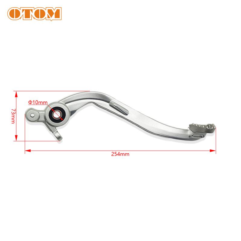 

OTOM Motorcycle Rear Brake Pedal Arm Lever Assembly For KTM HUSQVARNA GASGAS SX SXF EXC XC XCFW FC TE EC MC-F 2023-2024 KEWS K23 K23 Brake Pedal