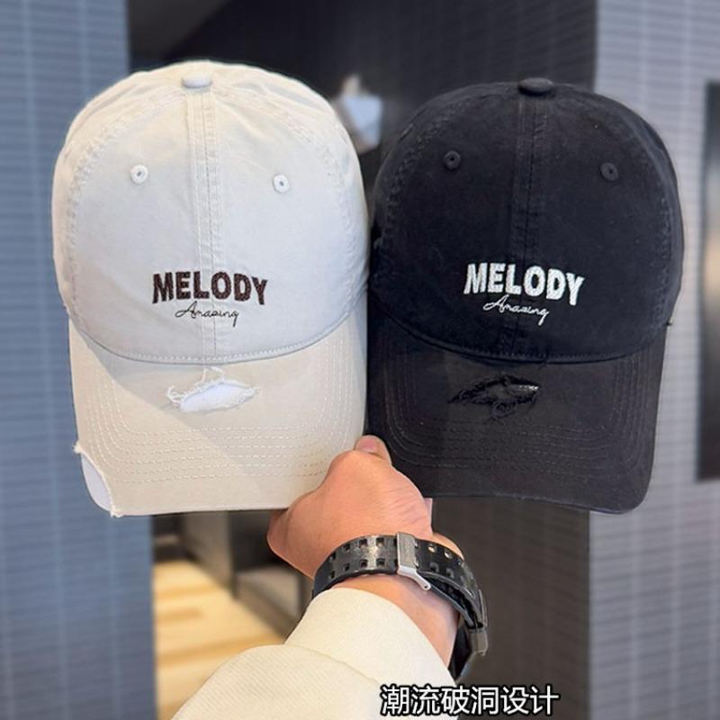 Spring and Autumn Embroidery Big Head Circumference Baseball Cap Women's Fashion Face Small Cap Men's Couple Hat