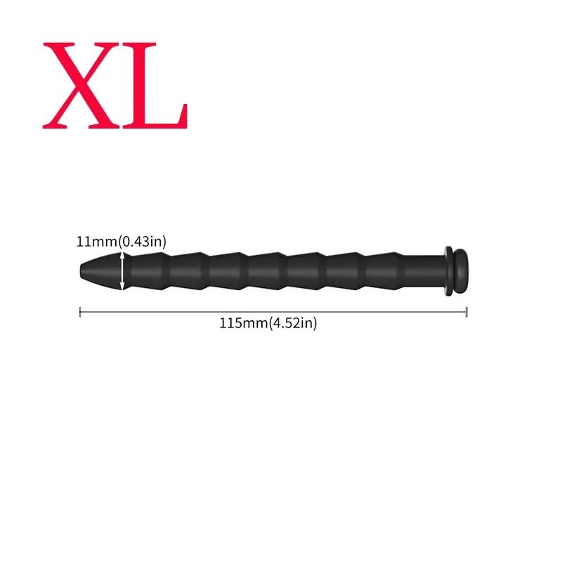 Dlouhý uretrální dilatátor katétru Dutá injekce Tyčinka koňského oka Silikonová penisová zátka Masturbátor Sexuální hračky pro muže Gay Dospělý