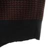 HERMES Made in Italy Silk Blend Houndstooth Pattern Long sleeve knit Men's Used