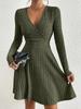 Long Sleeve Plus Size Sexy New In Dresses for Women Casual Loose Midi Spring Autumn Dress
