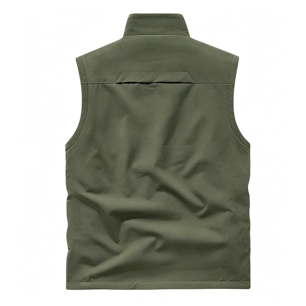 Men's Plus Size Reversible Vest for Outdoor Casual Fall and Winter Wear