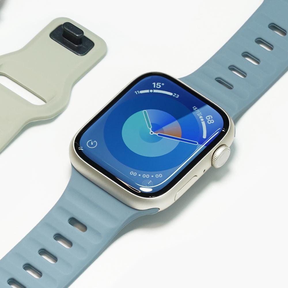 Biltin Apple Watch Silicone Sport Strap Ultra 10 9 8 Se2 (B Type)