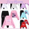 Kpop Demon Hunters Print Kids Hoodie And Pants Set With Cartoon Print For Winter And Spring Play